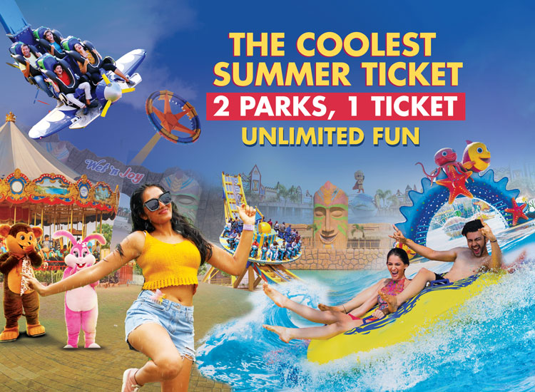Enjoy a full day of water park and amusement park fun for just ₹799.