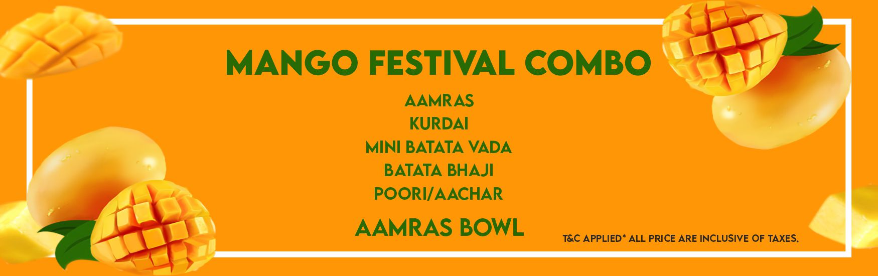 Mango festival Combo - Summer specialized fruit & Food is mango & Aamras resply.