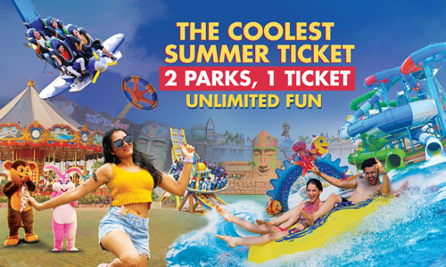 Combo offer with unlimited fun at both park in a single ticket